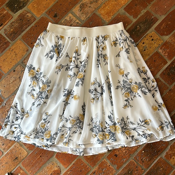 Torrid chiffon pull-on midi skirt sz 1X - Picture 6 of 11